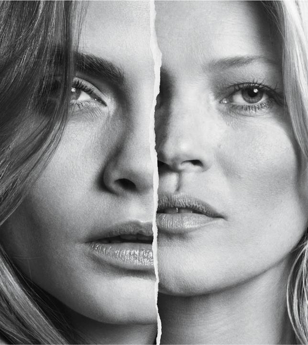 Kate Moss and Cara Delevigne for Mango - Something in Common. Let's live in this ad.